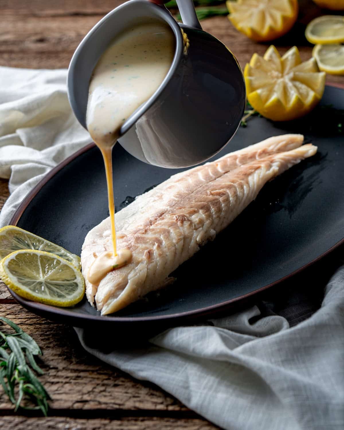 Whole Roasted Branzino