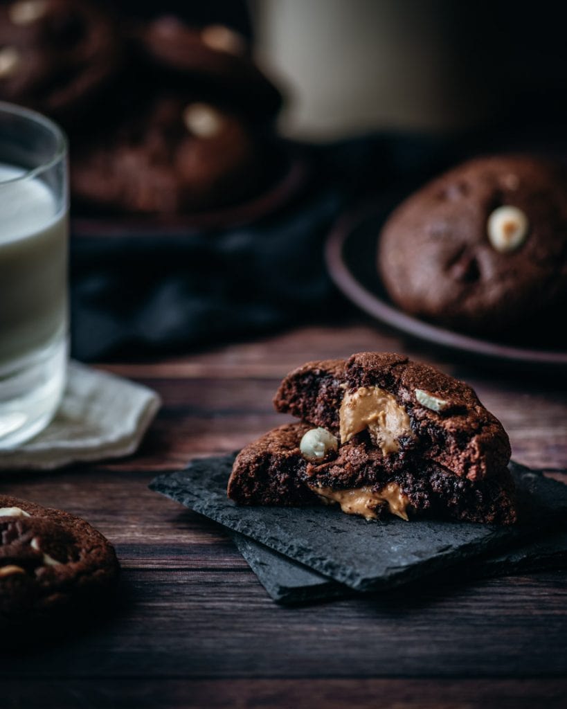 Chocolate Peanut Butter Surprise Cookies Recipe