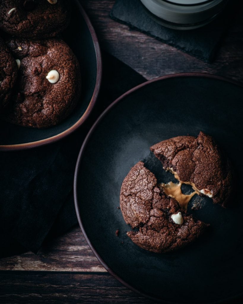 Chocolate Peanut Butter Surprise Cookies Recipe