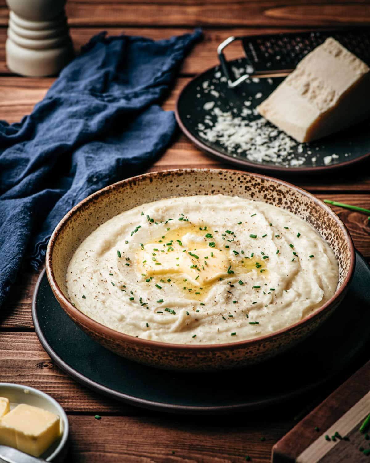 Parmesan Peppercorn Mashed Potatoes