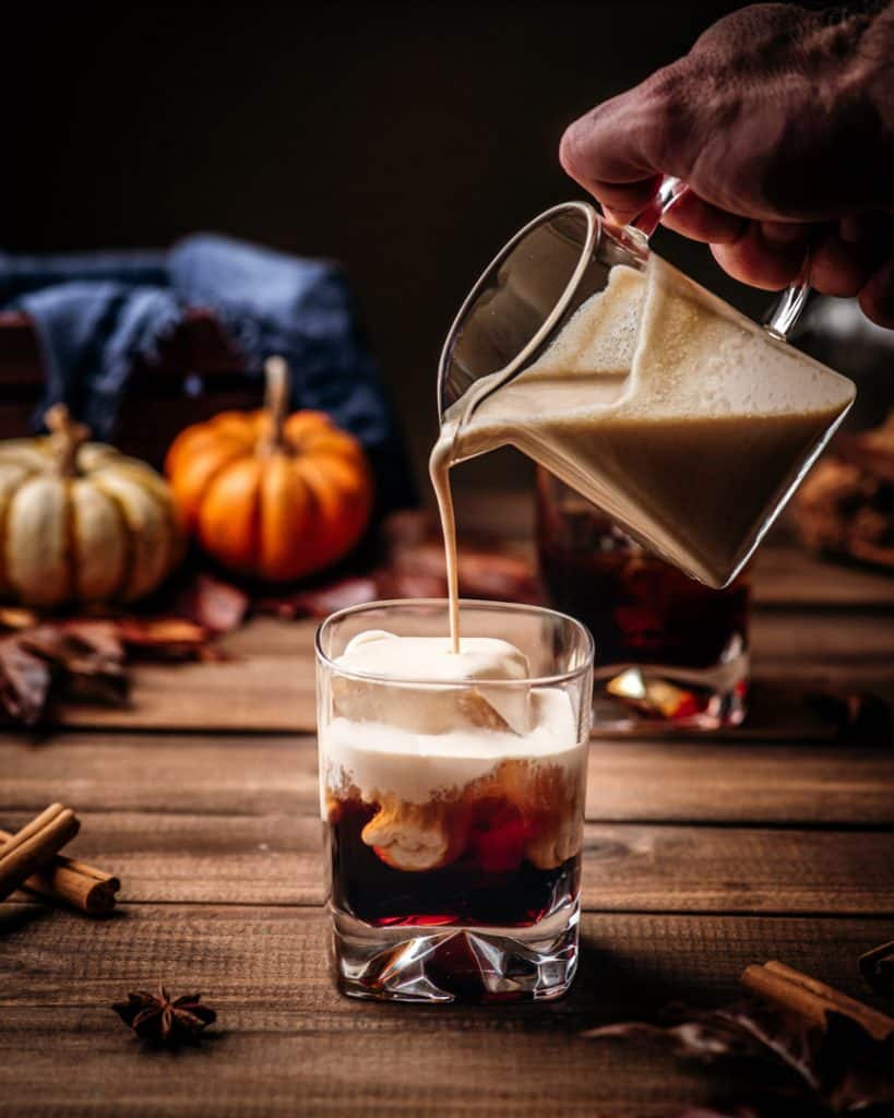 Pumpkin Spice White Russian Cocktail - Cooking With Wine Blog