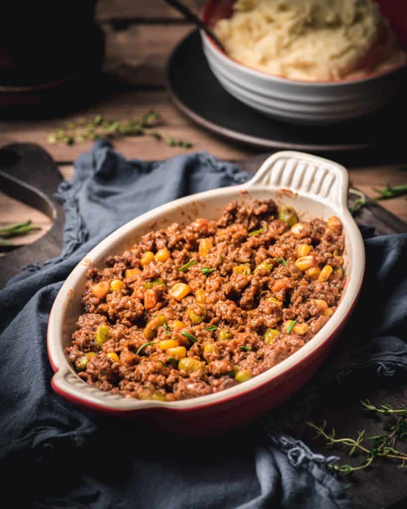 Veal and Beef Shepherd's Pie filling