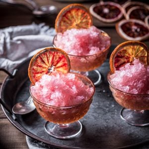 Blood Orange Granita