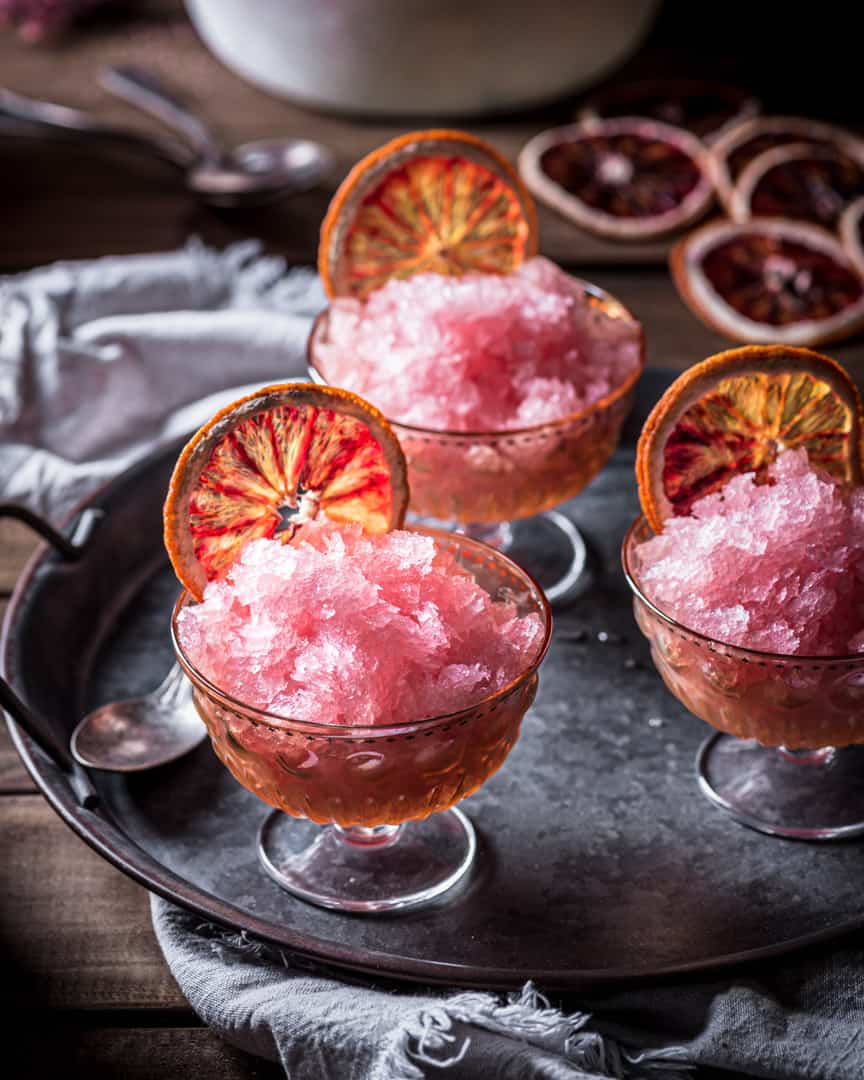 Blood Orange Granita