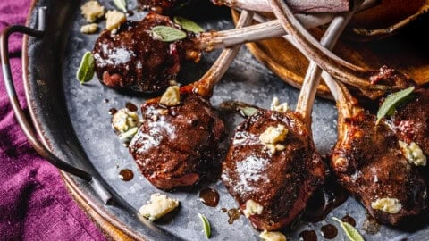 Caffè Mocha Lamb Lollipops - Cooking With Wine Blog