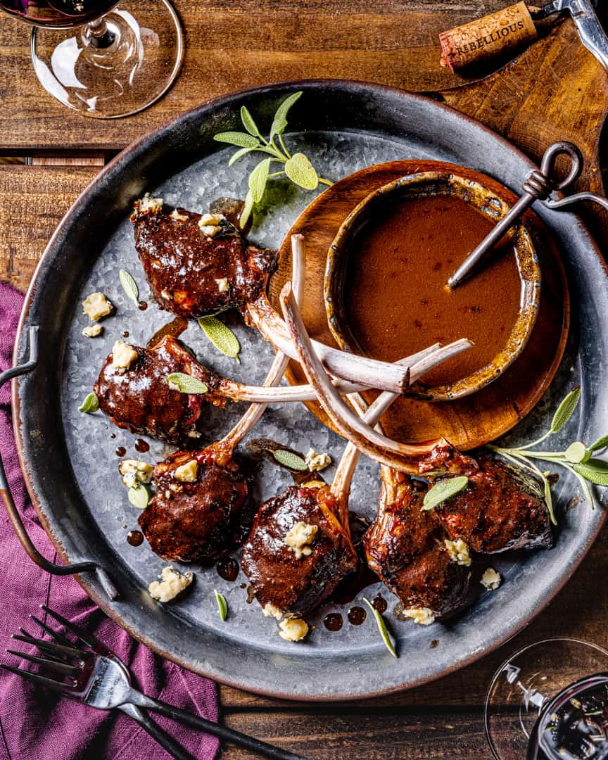 Caffe Mocha Lamb Lollipops