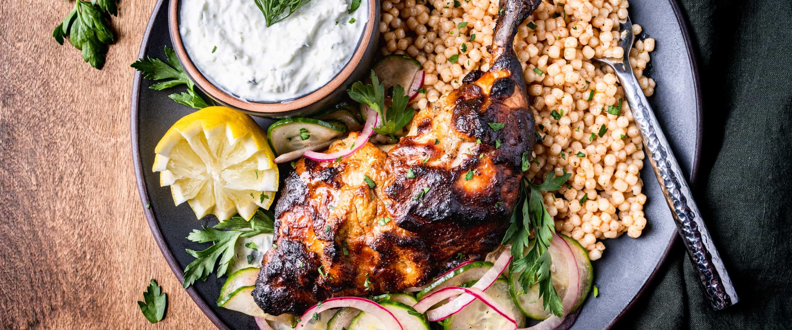 Spiced Yogurt Roasted Chicken