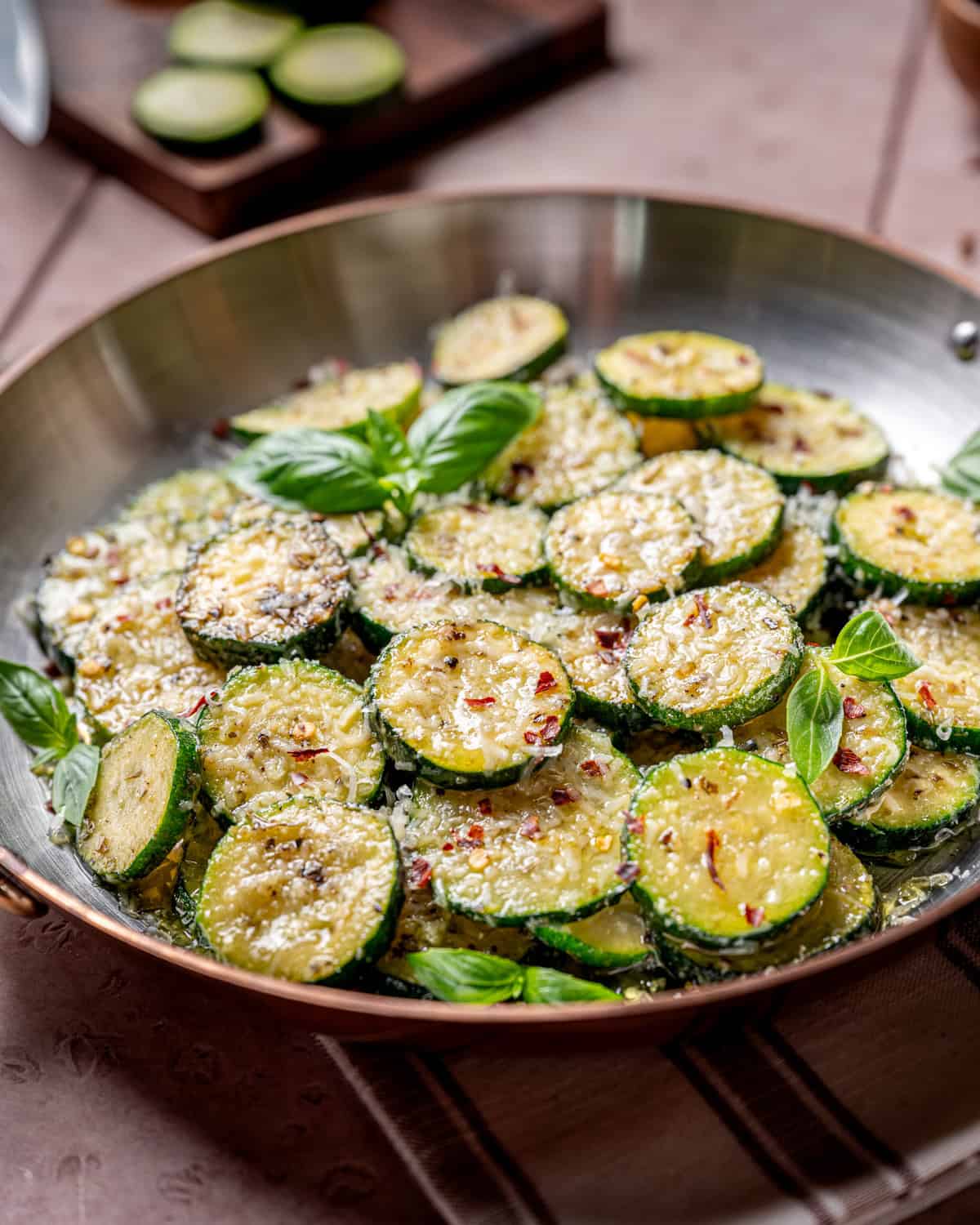 Italian Herb Sautéed Zucchini