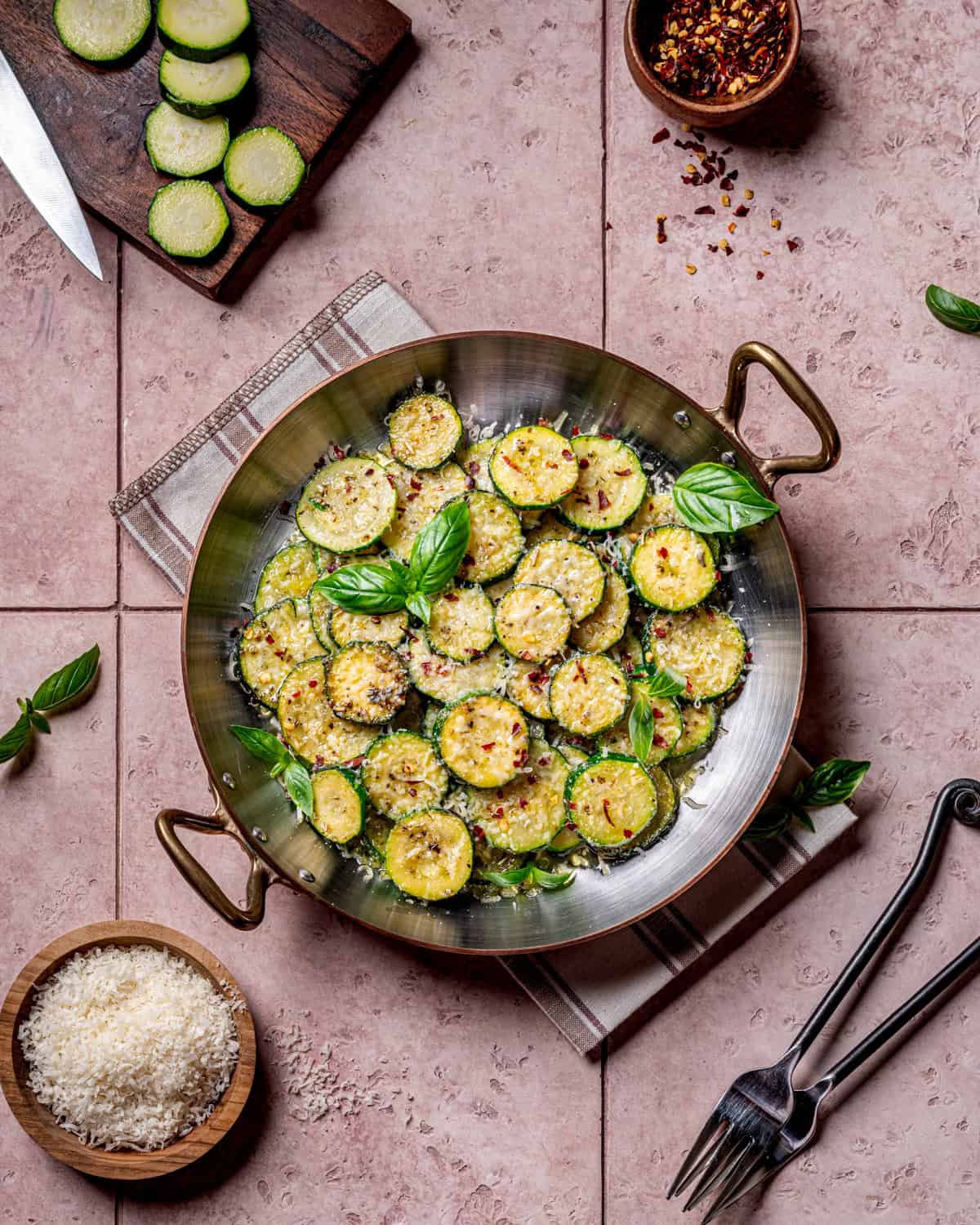 Italian Herb Sautéed Zucchini