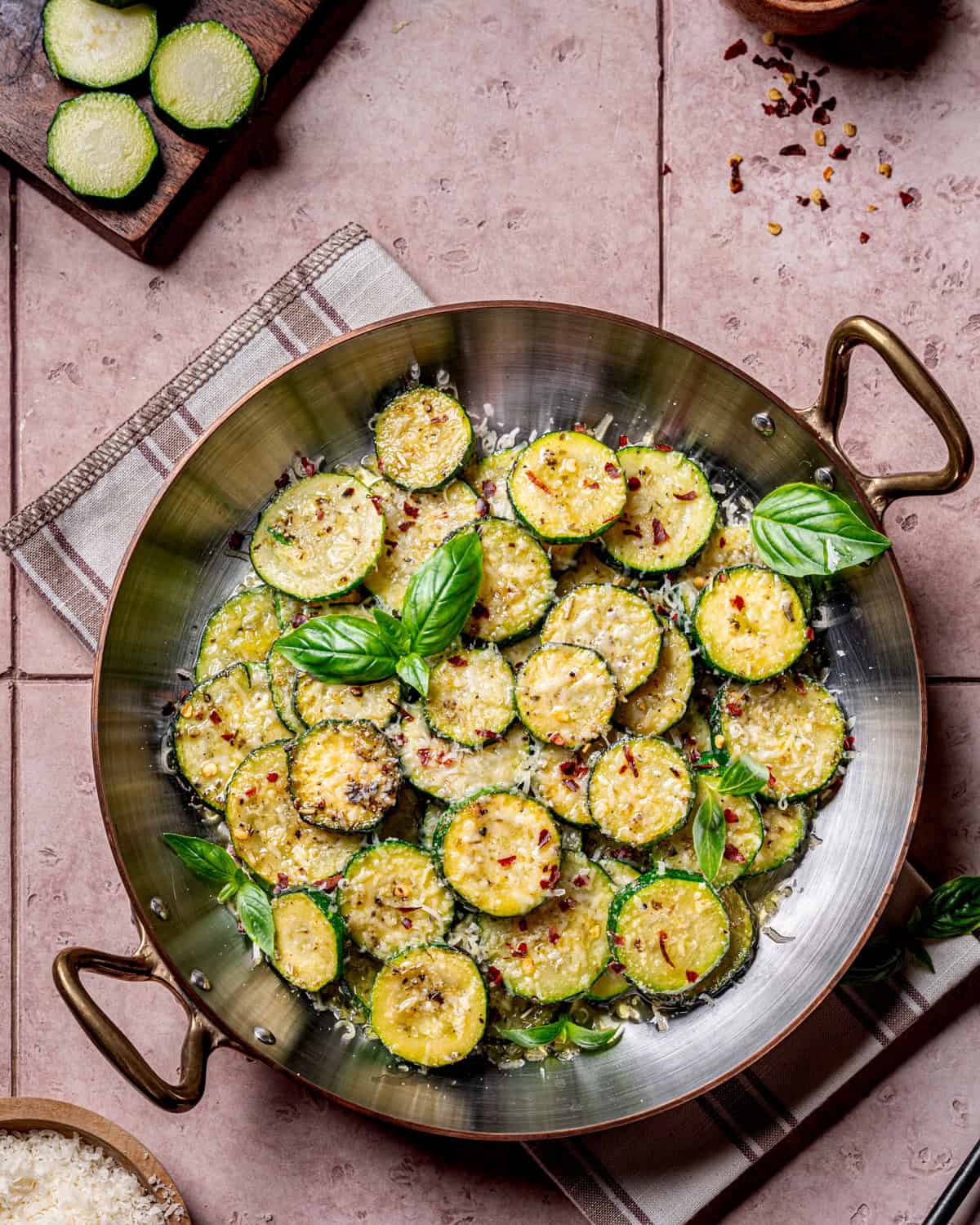 Italian Herb Sautéed Zucchini