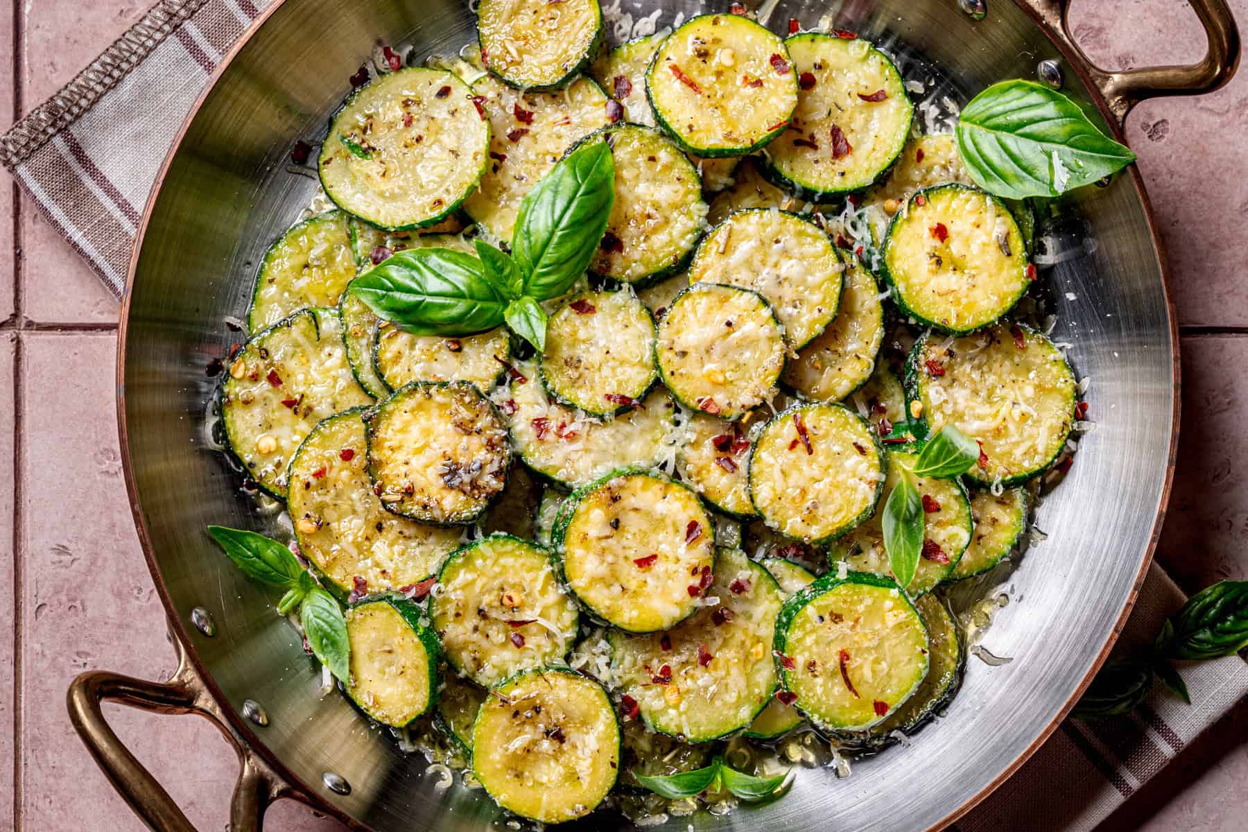 Italian Herb Sautéed Zucchini Squash