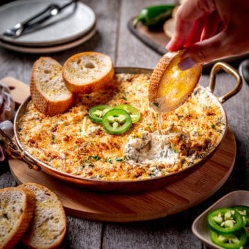 Jalapeño Spinach Artichoke Dip