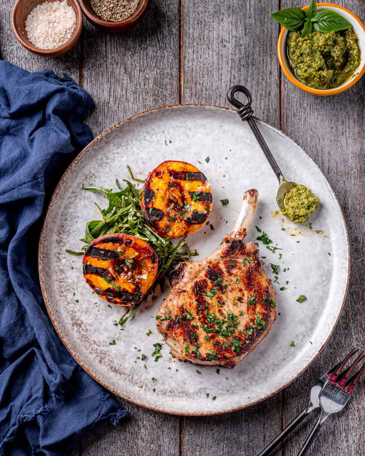 The secret to these juicy and tender Grilled Pork Chops is the super easy overnight brine recipe. Say goodbye to dry flavorless pork!
