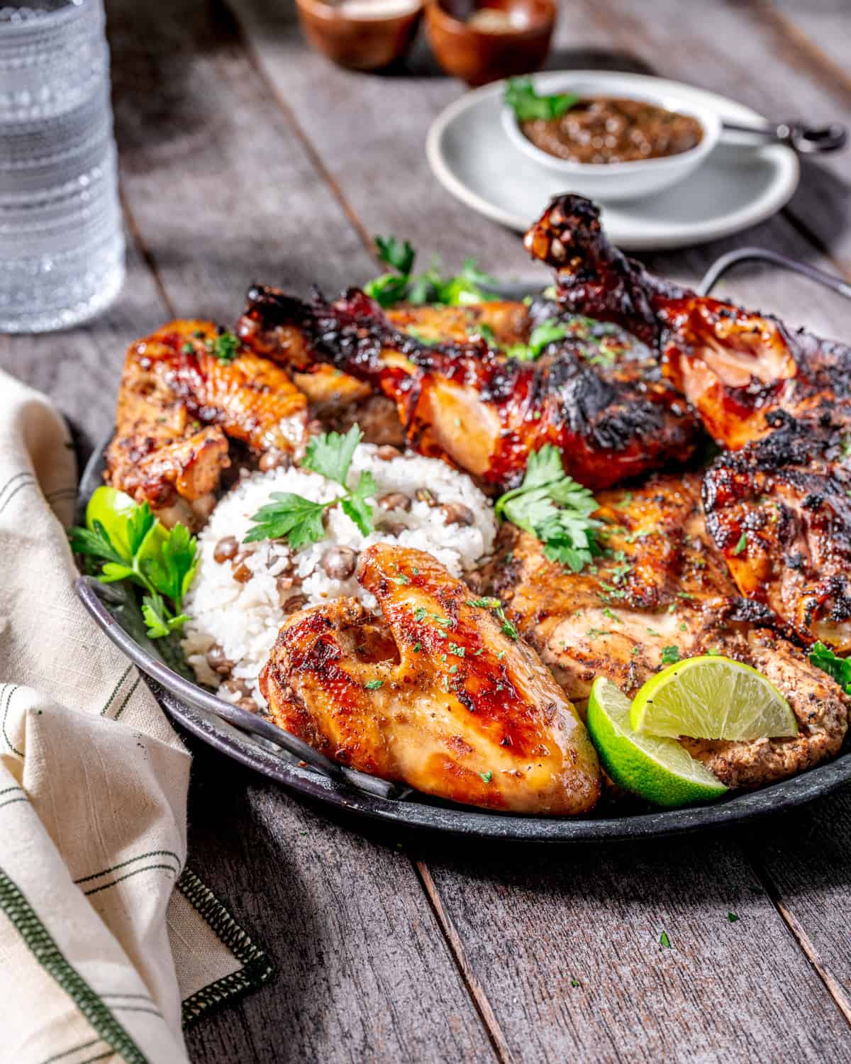 Grilled Jamaican Jerk Chicken (Overnight Marinade)