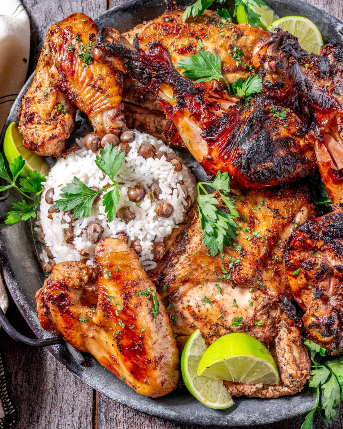 Grilled Jamaican Jerk Chicken (Overnight Marinade)