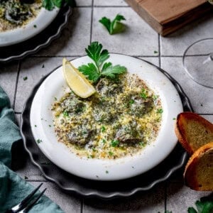 Classic French Escargot with Parsley Garlic Butter