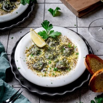 Classic French Escargot with Parsley Garlic Butter