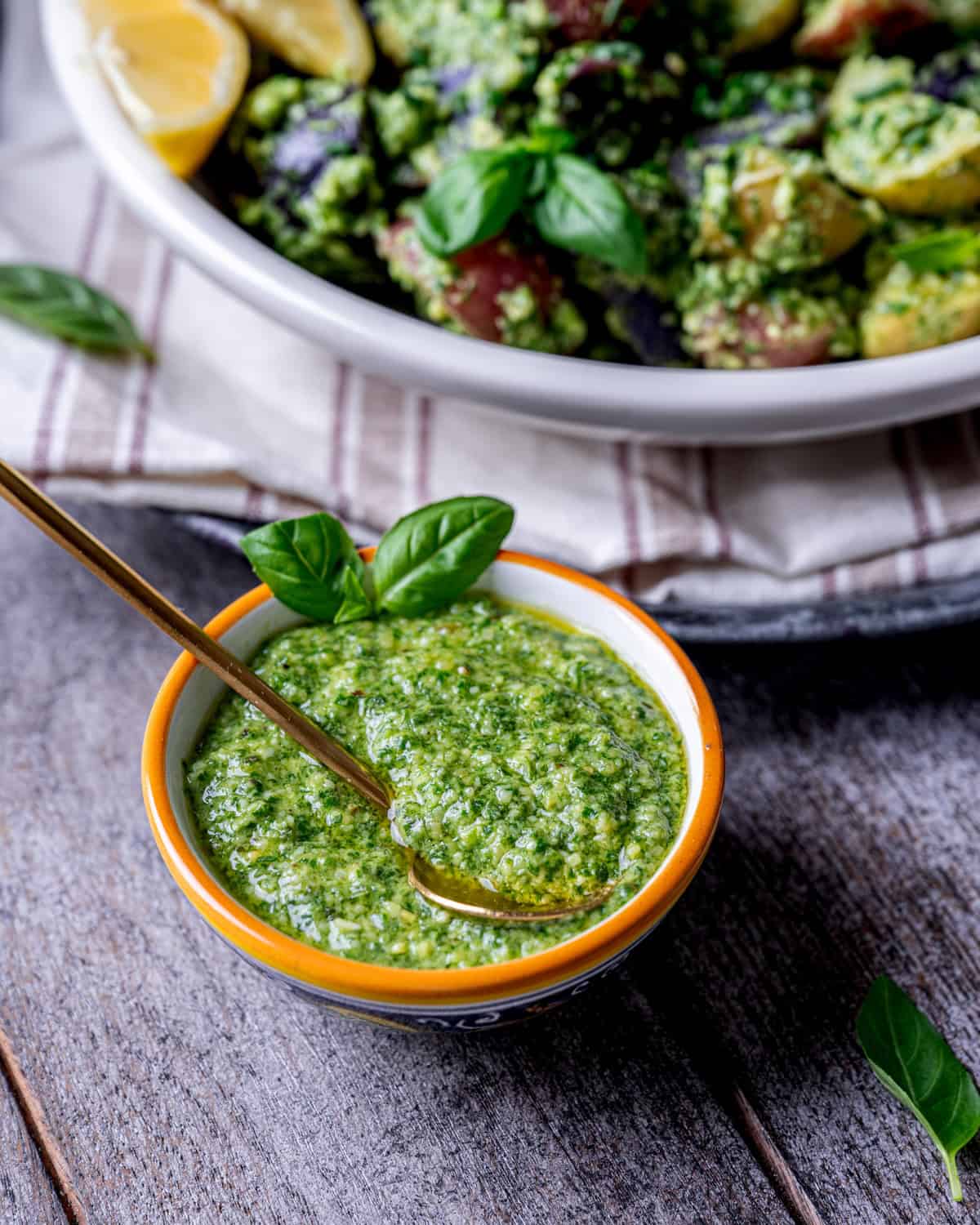 Lemony Basil Pesto