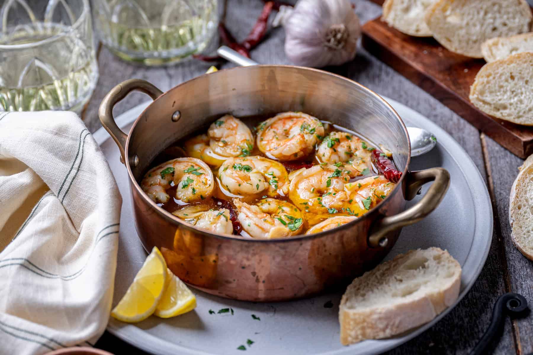 Gambas al ajillo